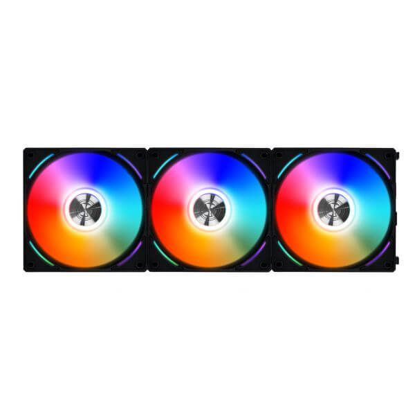 Lian Li UNI Fan AL120 ARGB Black 120mm Cabinet Fan (Triple Pack)
